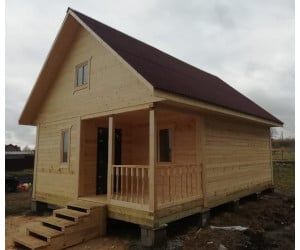 Построили дом 6х8 в Орловской области